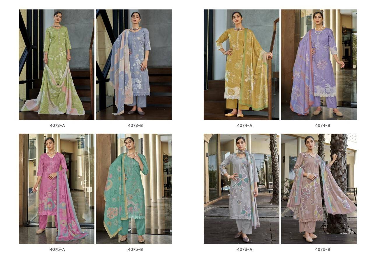 MASHA By RIVAA Stylish Beautiful Colourful Pure Italian Lawn Dresses At Wholesale Price